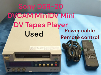 ★【中古/動作品 】★SONY DSR-20 業務用DVCAMレコーダー●現状品 SONY DSR-20 DVCAM Recorder 120V | eBay