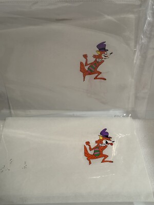 Vintage Post Super Sugar Crisp Cereal Sugar Fox Commercial Production Art Cels