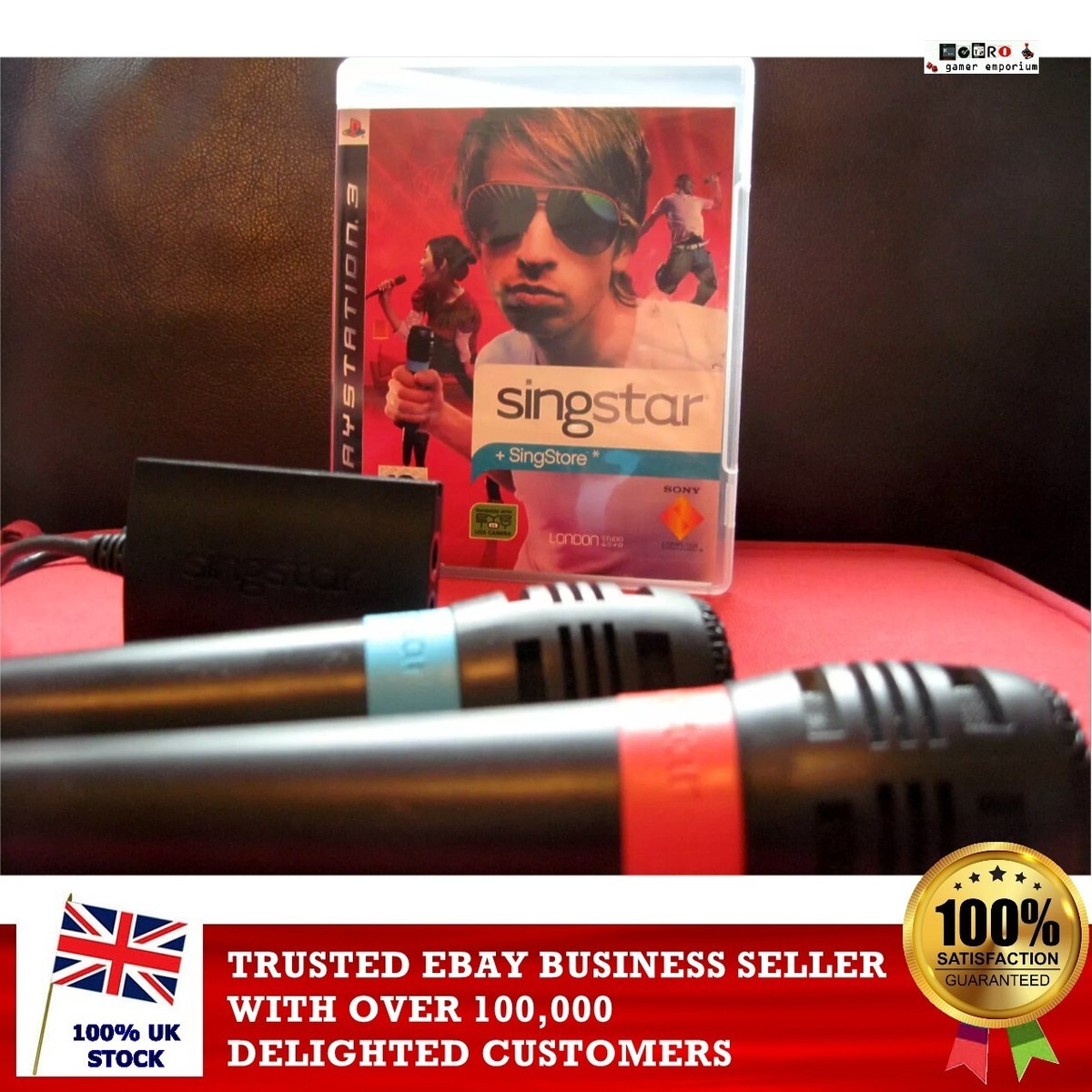 PS3 SINGSTAR VOL x Official Mics Microphones Bundle