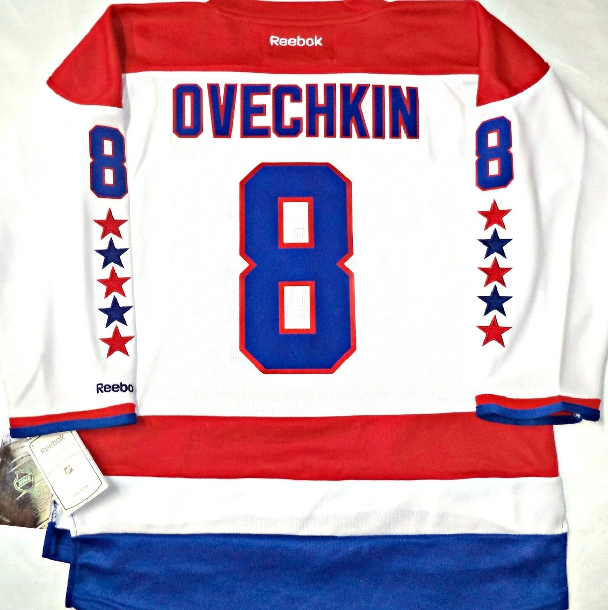 NWT-YOUTH-L/XL RETRO ALEX OVECHKIN WASHINGTON CAPITALS NHL REEBOK