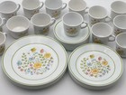 Corelle by Corning Meadow Dinnerware Dinner Salad Plate Cup & Saucer Set *Pick*