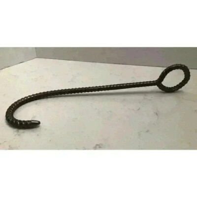 #ad Scandanavian Style Barn Hook Tool Rustic Cabin Decor Man Cave Rebar READ $16.57