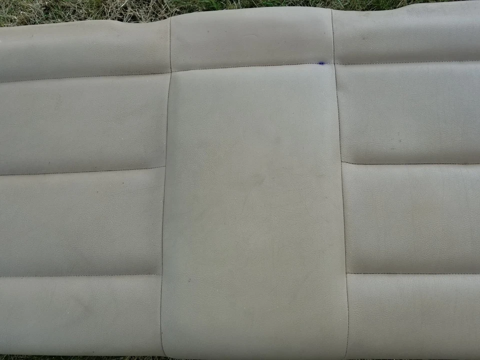 1994 TO 1998 BMW 318i 328i 325i E36 REAR LOWER BEIGE SEAT CUSHION LEATHER SEDAN - Image 3 of 4