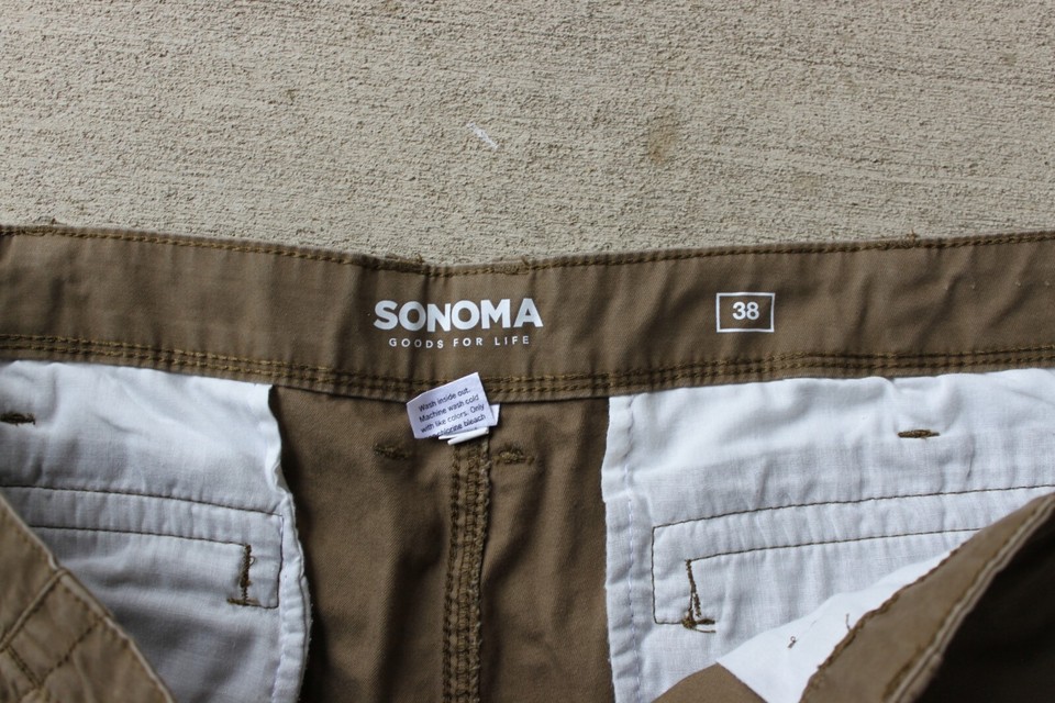 Sonoma Mens Cargo Shorts Size 38 Khaki Green RN 73277 eBay