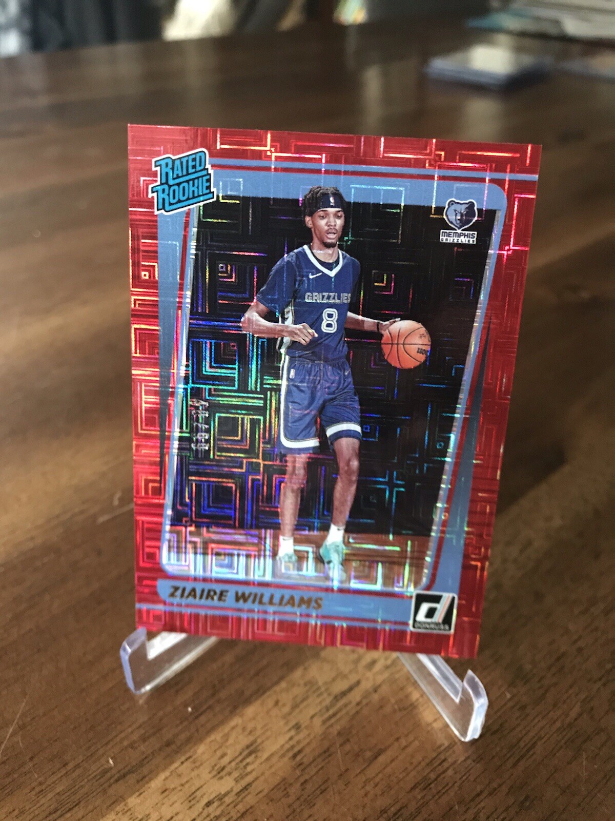 2021-22 Donruss CHOICE Rated Rookie RED MOJO /99 - Ziaire Williams #248 Memphis!