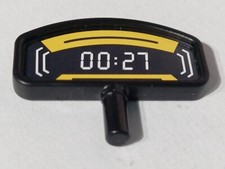 PLAYMOBIL CARTELLO CRONOMETRO CORSA GARA BENZINA OFFICINA GARAGE AUTO