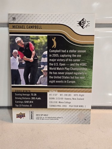 2012 Upper Deck SP Golf Retail #1-80 Base + Rookie Ext Ser & Sapphire Parallels - Picture 71 of 141