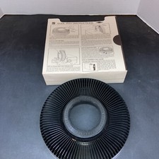 Vintage Sawyer's Rotary Rototray 100 2"x2" Slide Tray Carousel w/original box