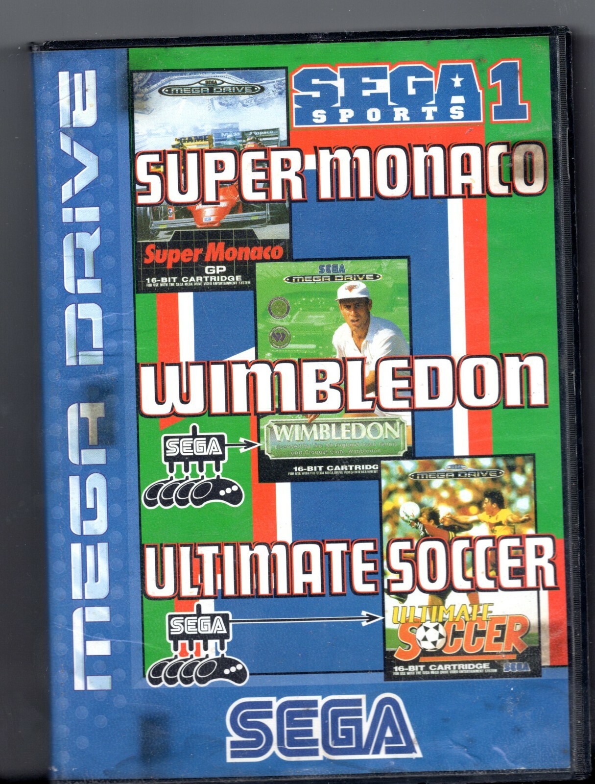 Jeu Sega Megadrive - Super Monaco GP - Version PAL - État Correct
