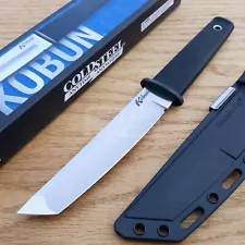 Cold Steel Kobun Fixed Knife 5.5" AUS8A Steel Tanto Blade Black Kray-Ex Handle