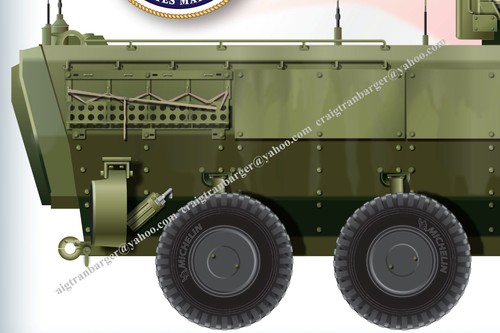 TANK,ACV,amphibious,combat,vehicle,AMTRAK,USMC,assault,landing,personnel,carrier - Picture 4 of 16