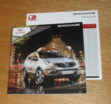 Kia Sportage Brochure 2010-2011 with Specifications - 1 KX2 KX3 - 1.6 2.0 1.7 