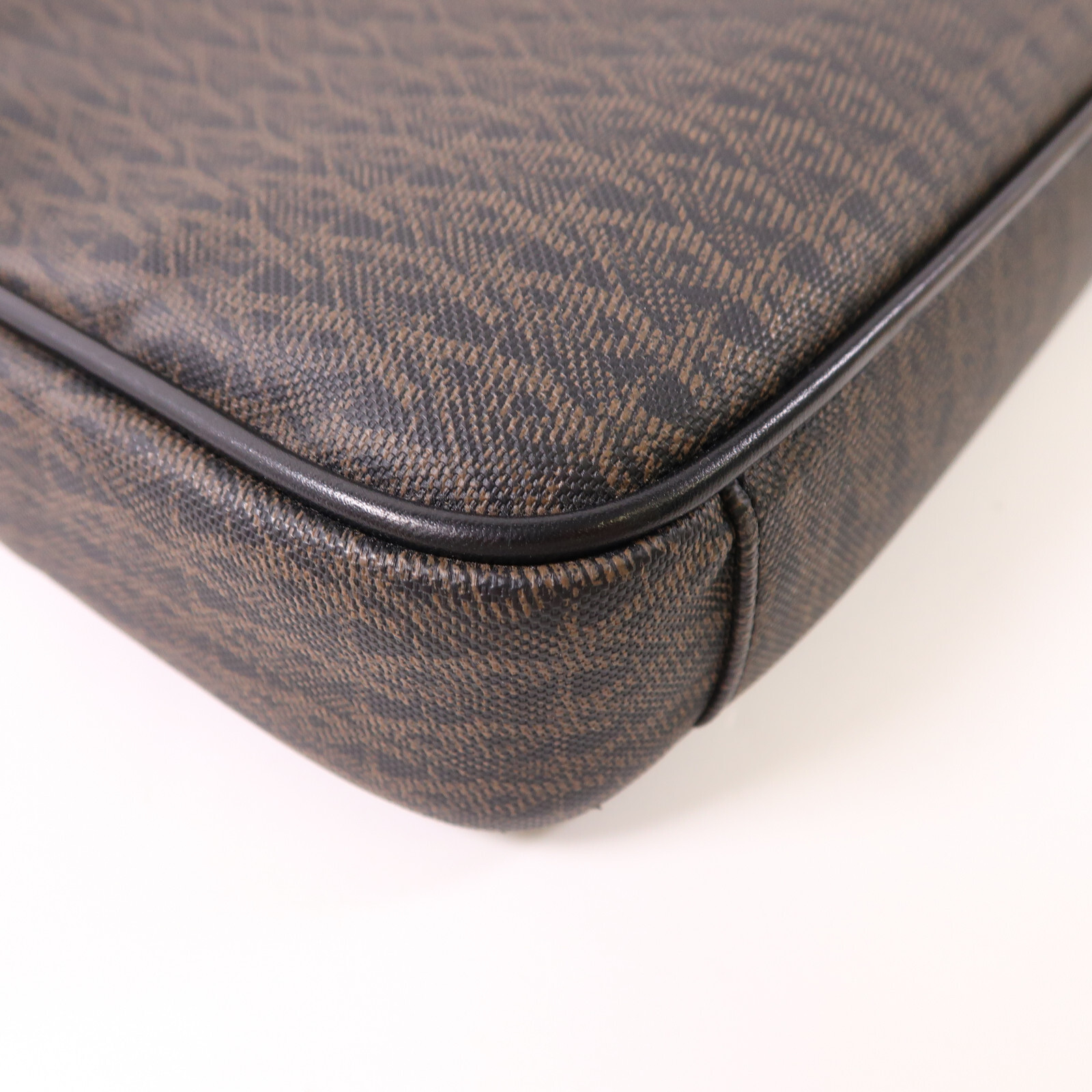 Borsa SAINT LAURENT YSL 2 vie 396907 tela rivestita marrone nero