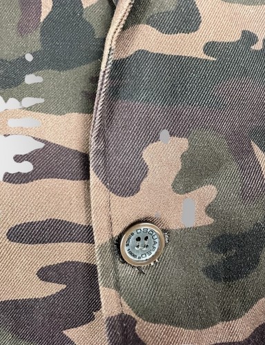 Dsquared2 Men Camouflage Sports Jacket Blazer Artwork on Lapels in SIZE S Italy - Picture 5 of 16