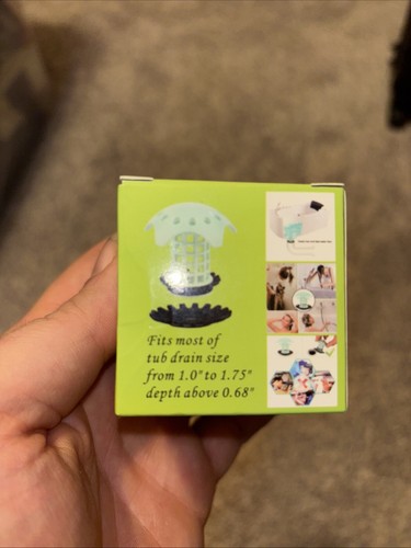 TubShroom Tub Hair Catcher Protector, Fits 1.5" - 1.75" Drain - Picture 2 of 4