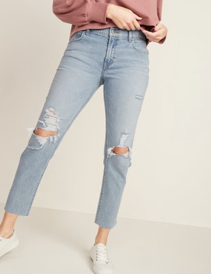 Old Navy Women's Heather Mid-Rise 