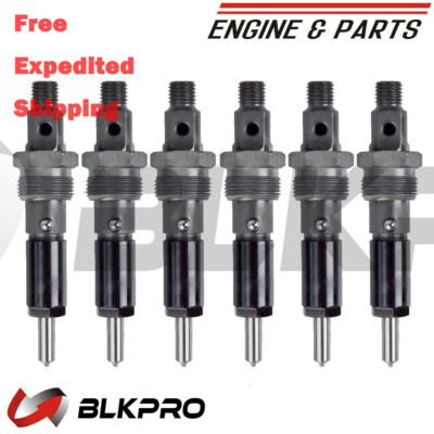 6* injector Set For Cummins 4B 3.9L 5.9L 6B 6BT Case JCB 4080638