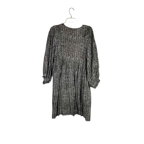 Banana Republic Damen Tunika Kleid Babydoll Braun Large - Bild 3 von 5