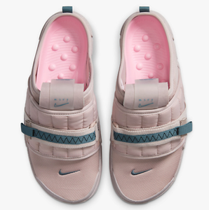 mauve nike slides
