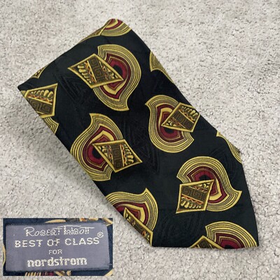 Robert Talbott Best of Class Necktie Men's Geometric Pattern Silk Designer Tie