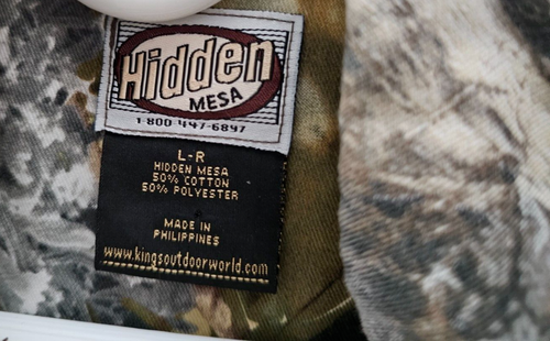 Herren Camouflage Paket 2 King's mit Taschen L/S Shirt Gr. L & Kapuzengamasche C42 - Bild 6 von 14
