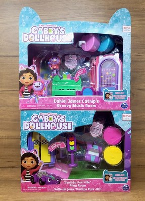 GABBY'S DOLLHOUSE Carlita Purr-ific Play& Daniel James CatNip Groovy Music Lot