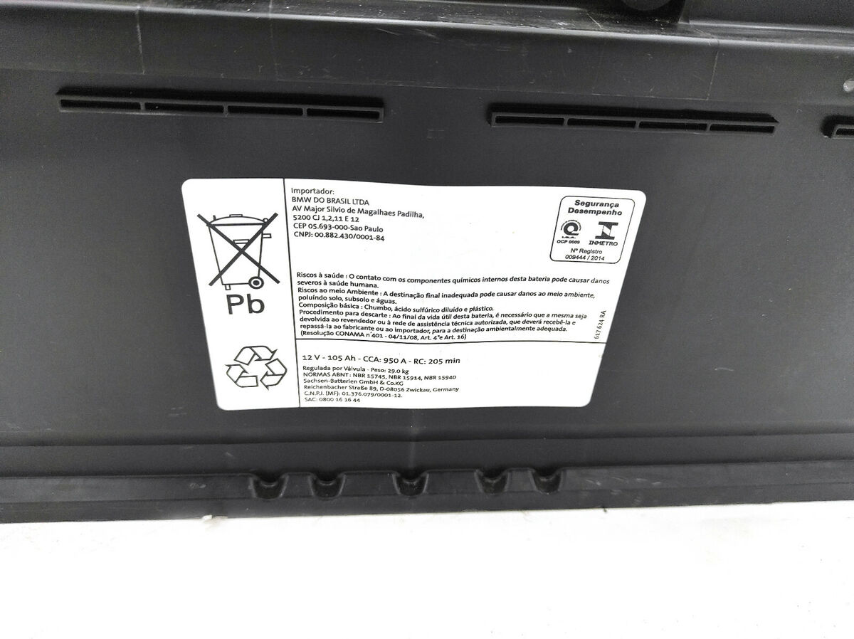 OEM BMW 3 G20, G21, 5 F10, F11, 6 F12,F13, 7 F01,F02 - AGM-Battery, 105Ah,  950A