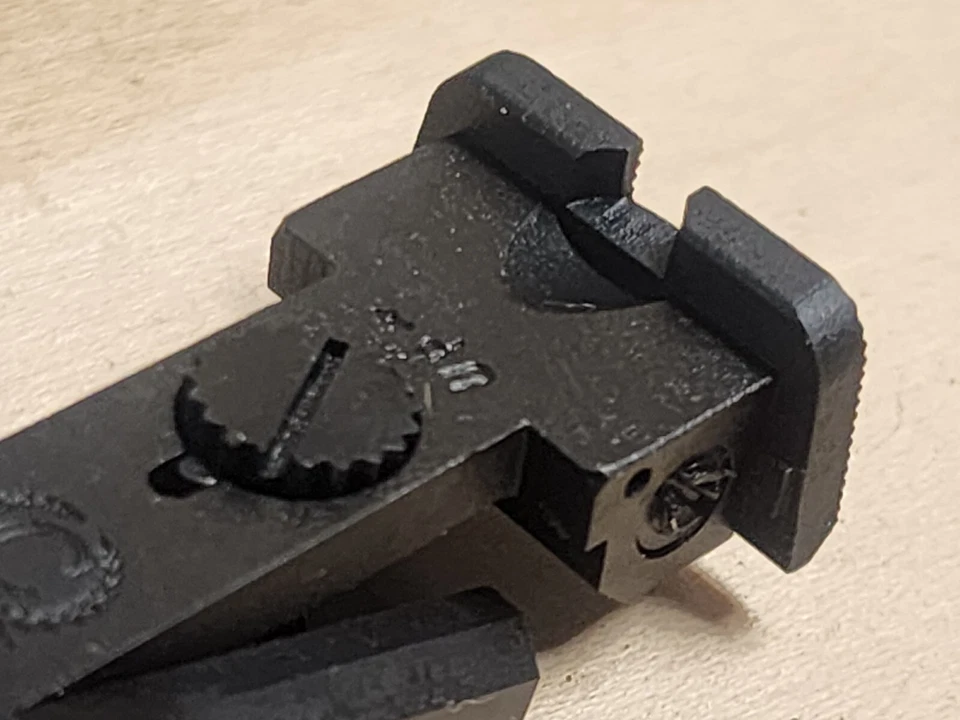 Caspian 1911 Target mira trasera ajustable potro kimber corte bomar NUEVO en paquete Foto 2 de 4