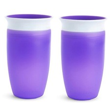 Munchkin Miracle 360 Sippy Cup, Purple, 10 Ounce, 2 Count