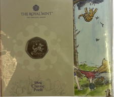 2021 50P - TIGGER FIFTY PENCE - BRILLIANT UNCIRCULATED - BU - COIN PACK