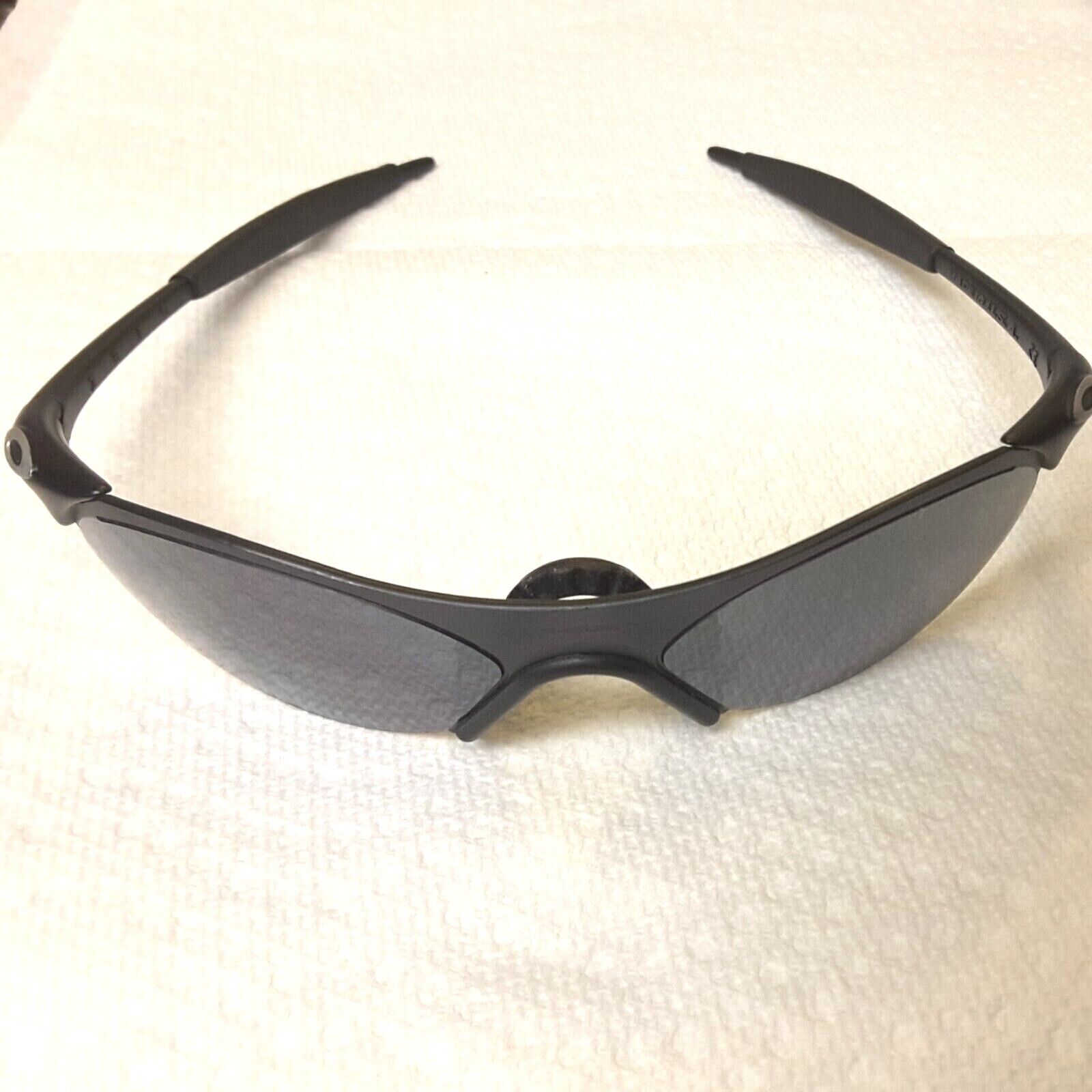 Vintage Oakley Zero  Squared Small Matte Black Iridium Sunglasses made  in USA | eBay