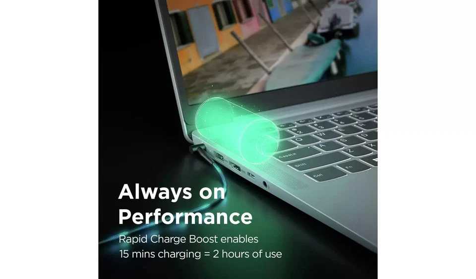 Lenovo IdeaPad Slim 3 15.6in N100 4GB 128GB Laptop blue - Image 4 of 4