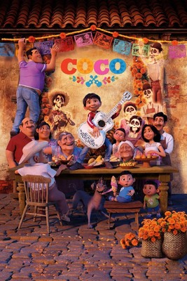 2017 Disney Coco Movie Poster Miguel Hector Ernesto De La Cruz