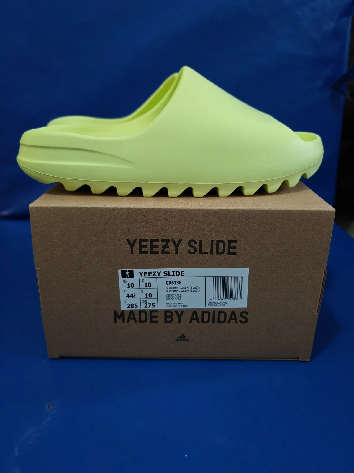 Yeezy Slide Green Glow UK 10