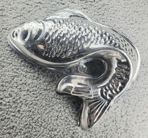 Molde de postre y gelatina de pescado koi vintage, colgante de pared - Imagen 6 de 11