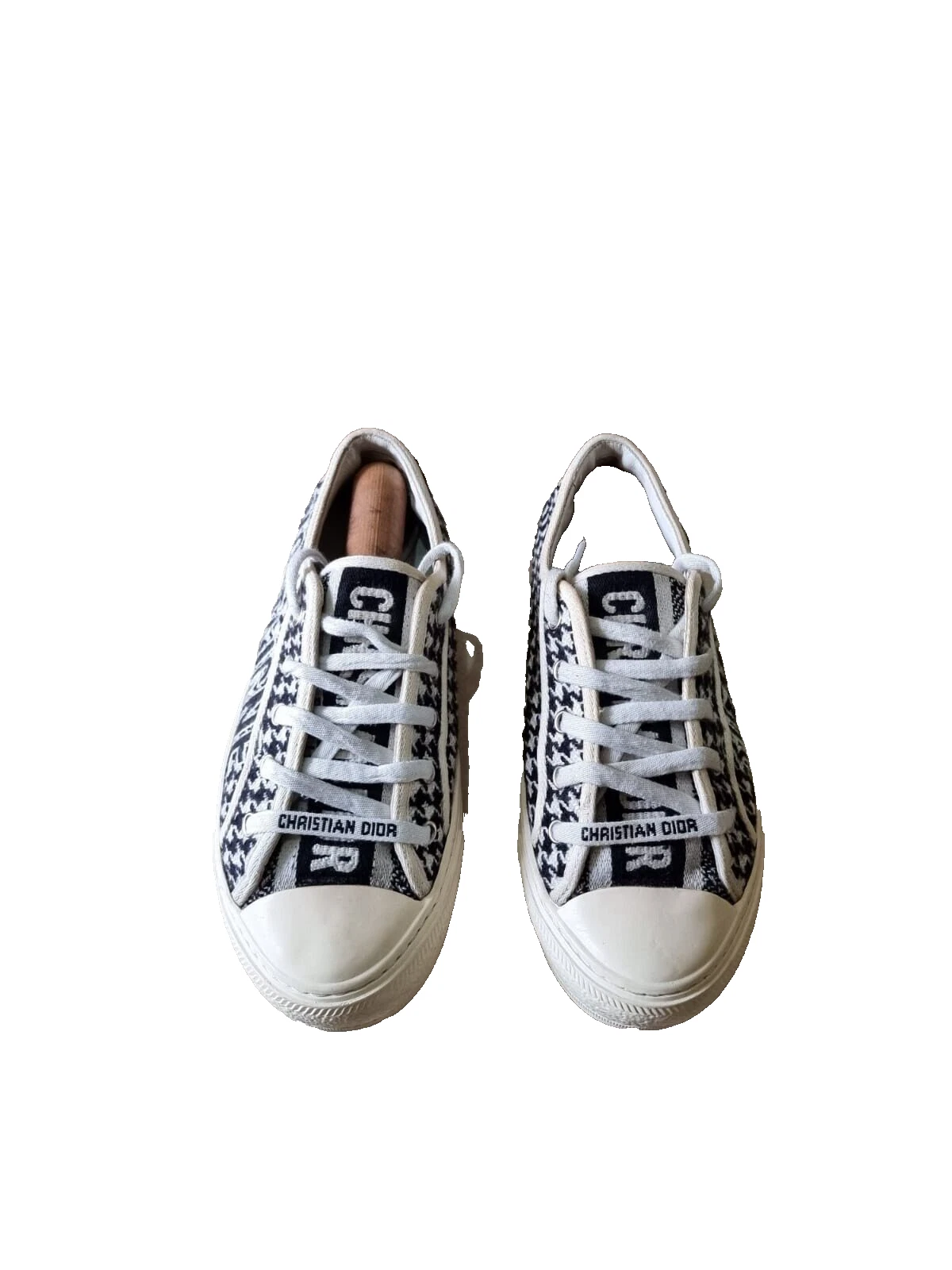 Christian Dior Walk 'N' Dior Montaigne noir et blanc 36