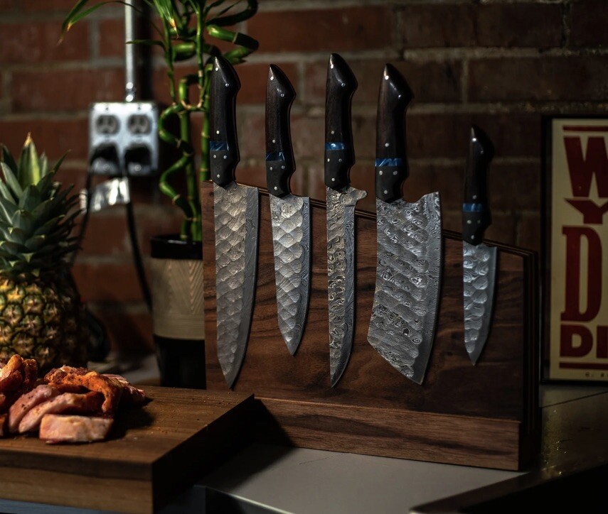 Set Kitchen Custom Knives