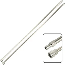 Hourleey Pressure Washer Extension Wand 60 Inch (10ft) Stainless Steel Quick Con