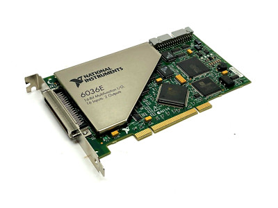 National Instruments PCI-6036E Multifunction Card 16 Inputs 2 Outputs 778465-01