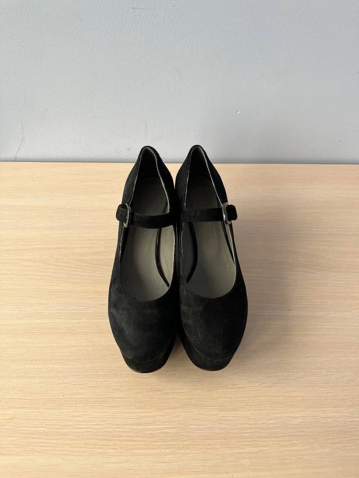 Zapatos Jel Sander Helled Negro Gamuza Talla 37 Foto 4 de 4