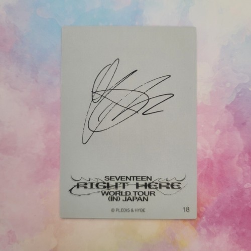 SEVENTEEN RIGHT HERE JAPAN Photo card TOUR Official Merchandise MD SVT PC - Picture 41 of 108
