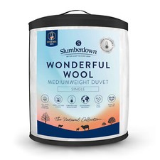 Slumberdown Wonderful Wool Mediumweight Single Duvet