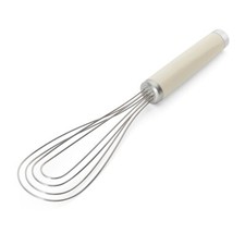 KitchenAid Schneebesen Tellerbesen Rührbesen aus Edelstahl flach beige almond