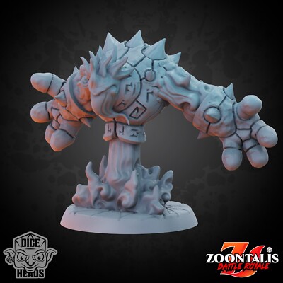 Feuergolem, ZoonTails Battle Royale, D&D, Pathfinder, Tabletop, Anthro