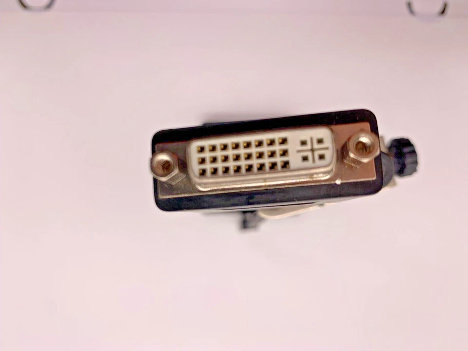MINI DISPLAYPORT LATCHING MALE TO DVI-I FEMALE SINGLE LINK PASSIVE ADAPTER CABLE - Image 3 of 3