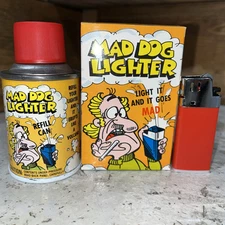 Mad Dog Lighter, Novelty, Poynter Products, 1980, Prank Gag Joke