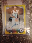 New ListingCALEB WILSON 2025-26 BOWMAN CHROME YELLOW 1ST ROOKIE AUTO /75 #CPA-CL Q0848