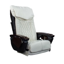 SHIATSULOGIC Pedicure Chair Cover Vibration Seat Cushion Nail Salon, White