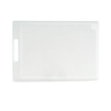 Norpro Professional 12-Inch x 18-Inch Cutting Board with Juice Groove, White