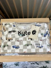 *New In Bag* Kyte Baby 6T Toddler Basic Tee In Fast And Fierce Hot Wheels